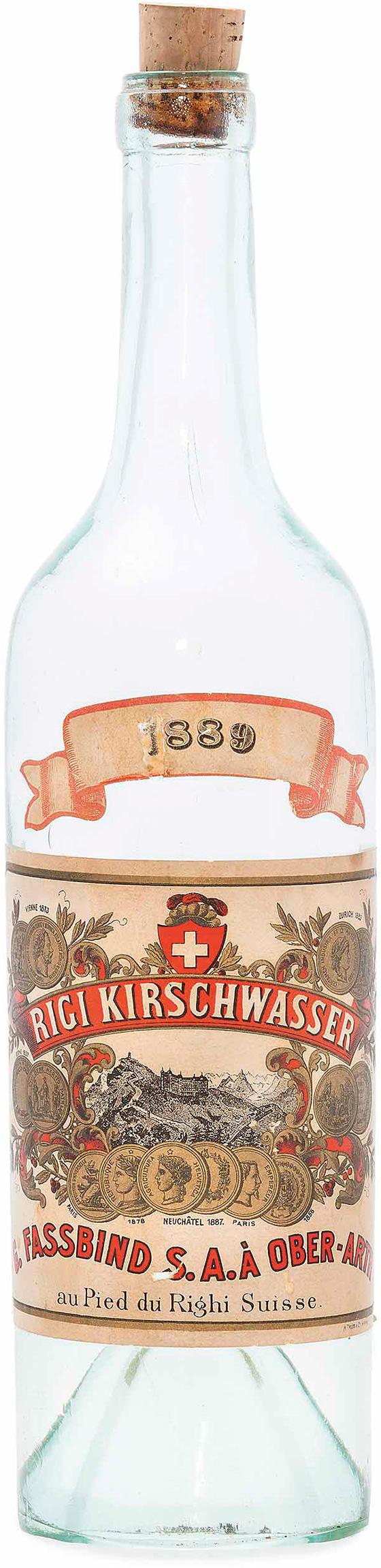 Historischer Rigi-Kirschwasser, abgefüllt um 1900