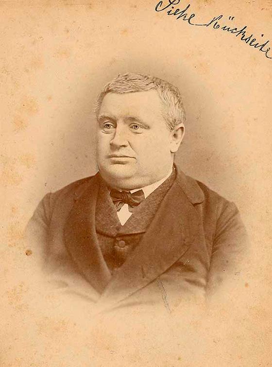 Firmengründer Gottfried Fassbind, um 1875