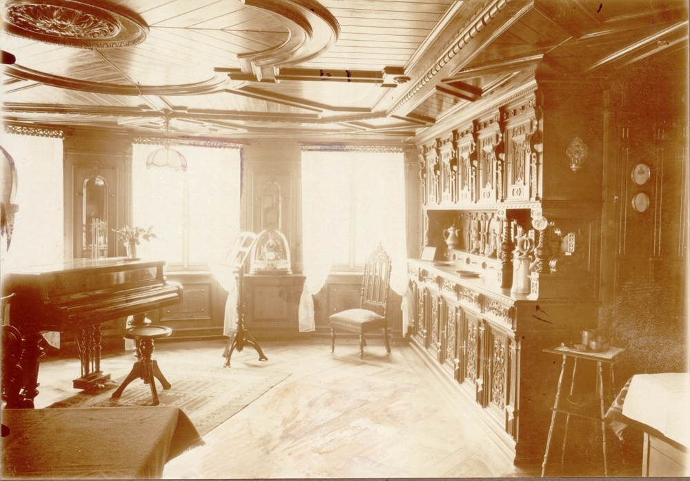 Renaissance-Stube im Gründungshaus, um 1920